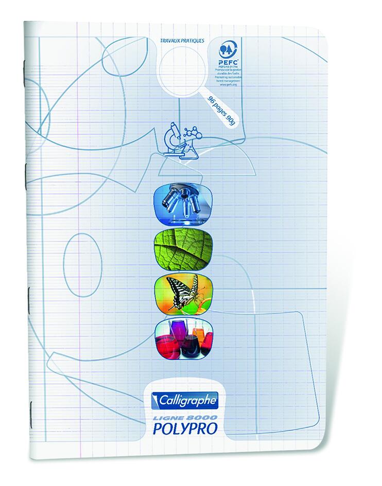 156 Tp Cahier 24x32 90 G 48 P Dessin 48 P Séyès Couverture Polypro